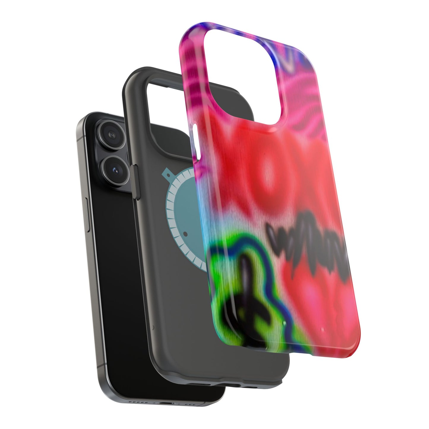 MagSafe Airbrush-iPhone-Hülle „with luv, xoxo“