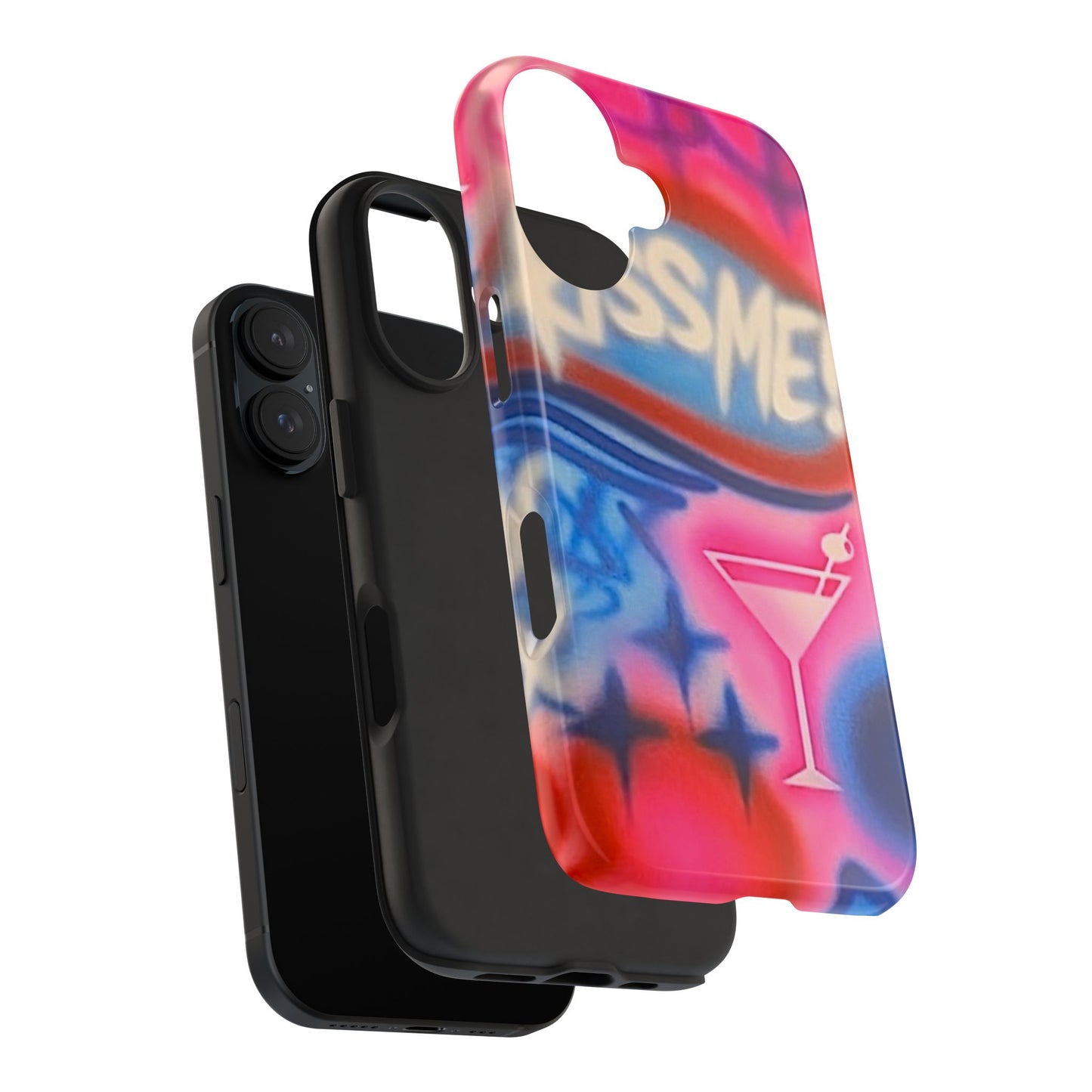 "kiss me pt. 2" airbrush iPhone case