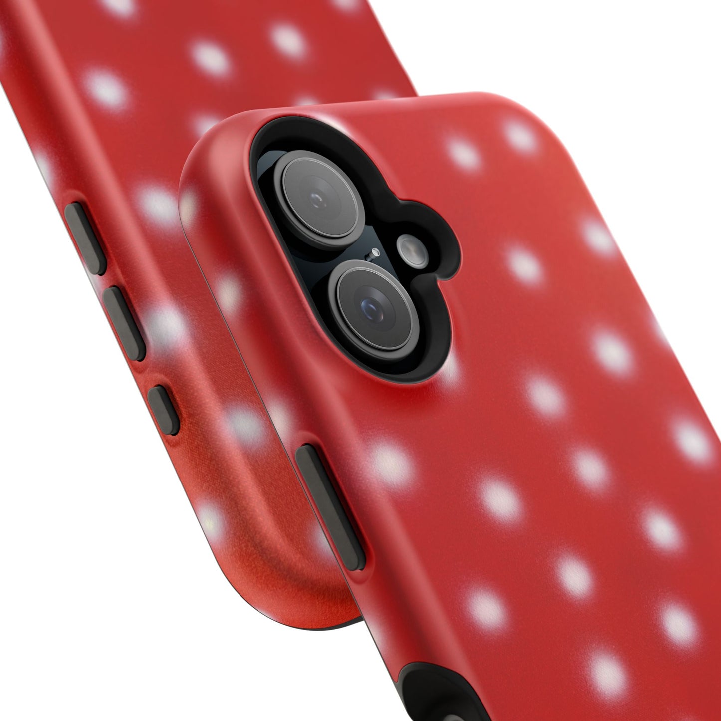MagSafe "cherry crush polka dot" airbrush iPhone case