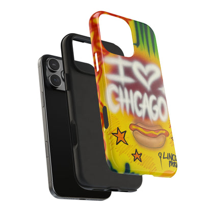 "chicago" airbrush iPhone case