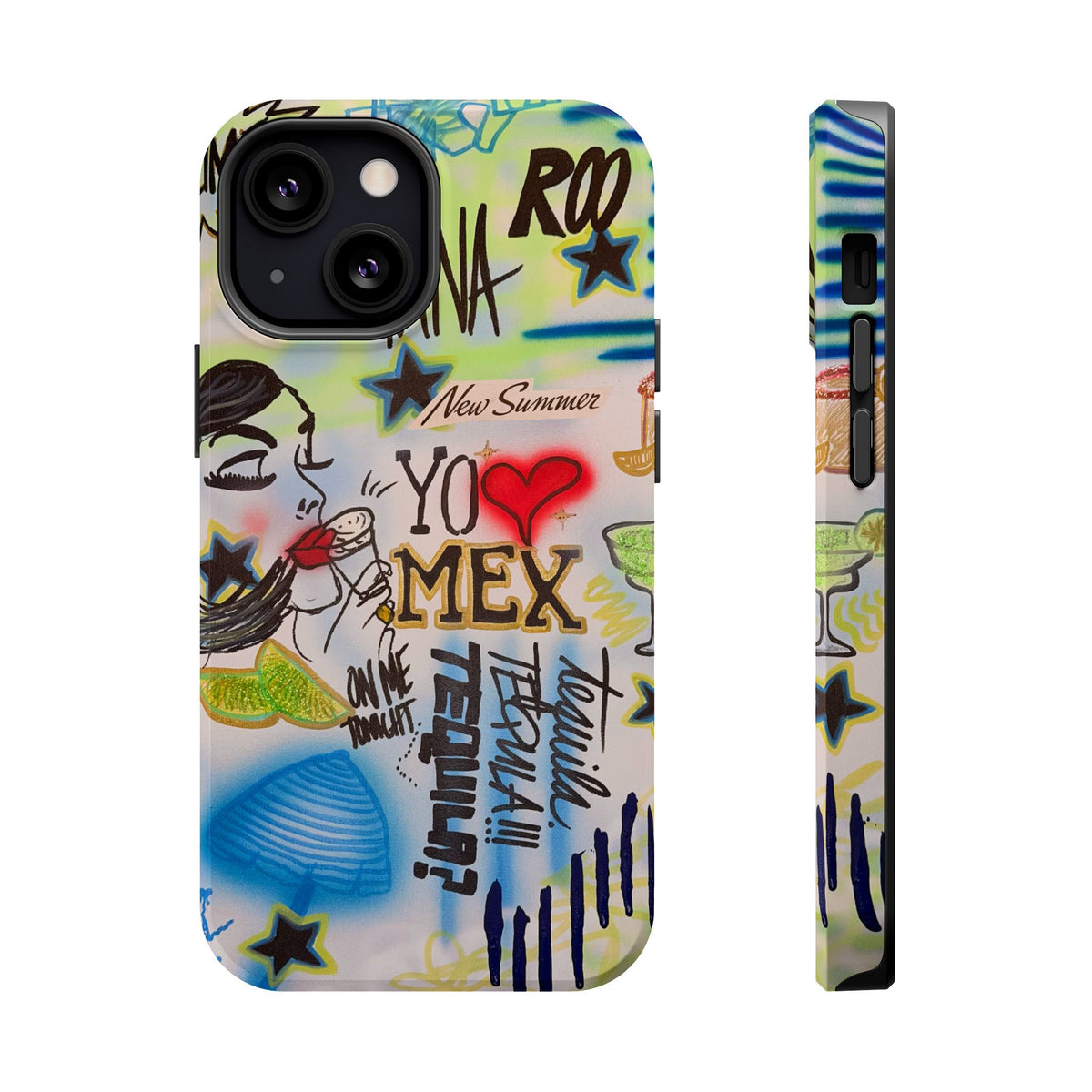 MagSafe "salted lime" airbrush iPhone case