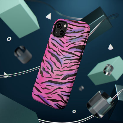 MagSafe "glitter zebra" airbrush iPhone case
