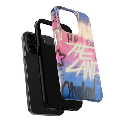 "cleveland" airbrush iPhone case
