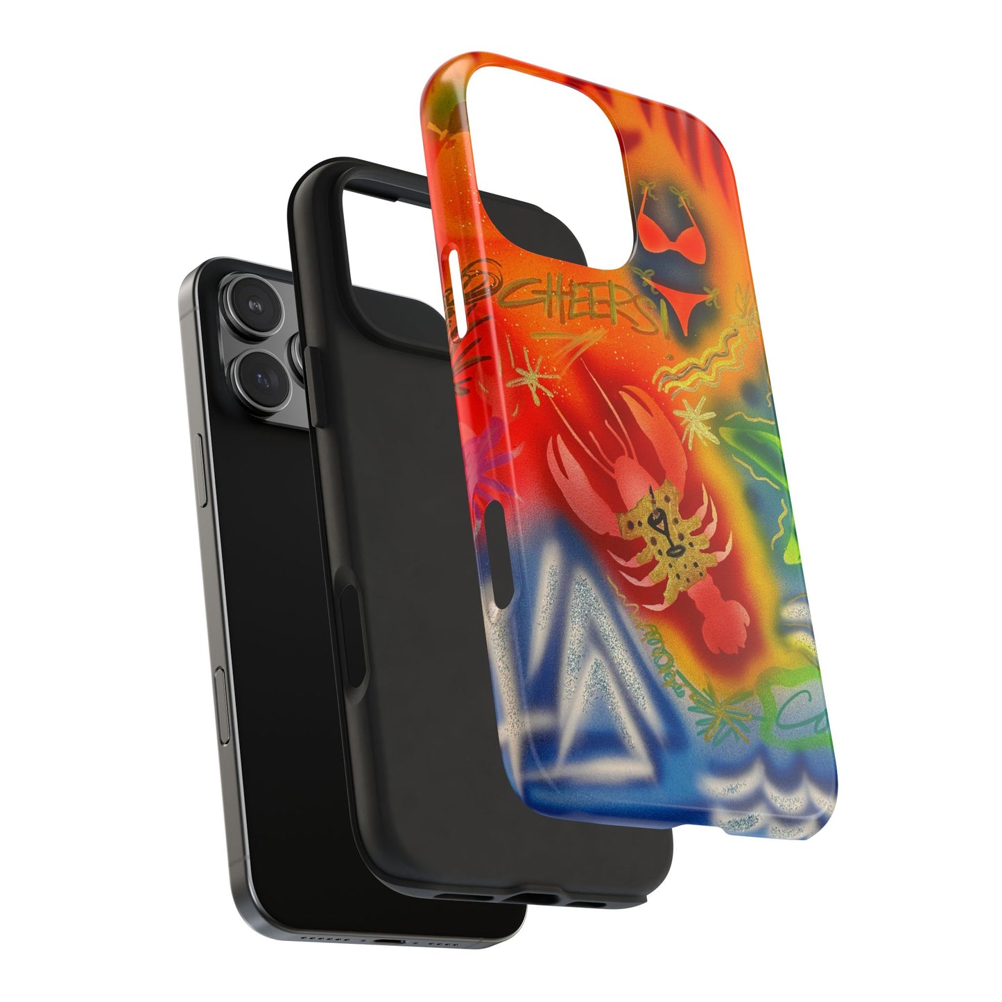 "tipsy lobster" airbrush iPhone case