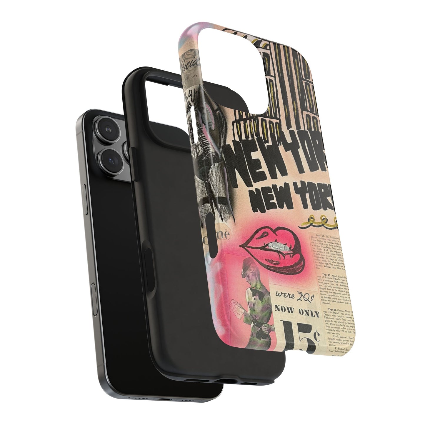 "new york, new york!" airbrush iPhone case