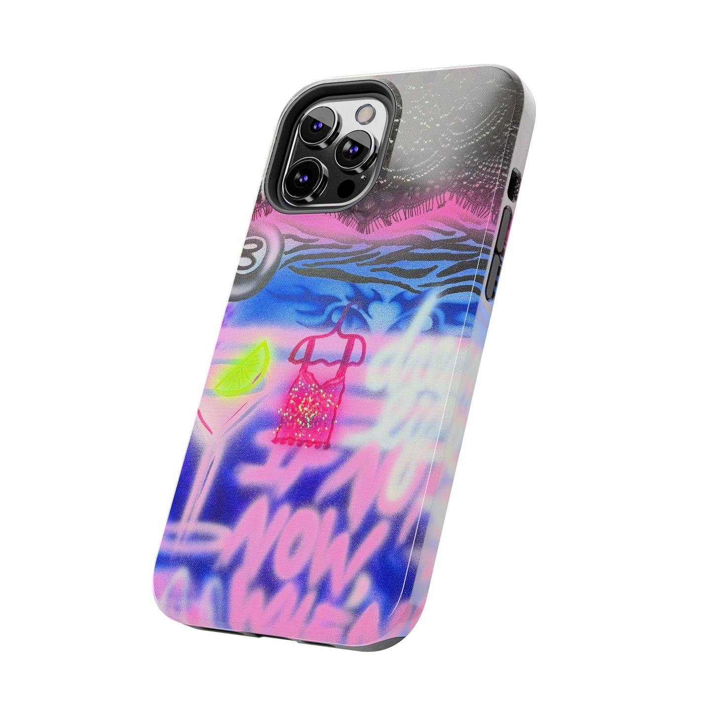 "dream life pt. 2" airbrush iPhone case