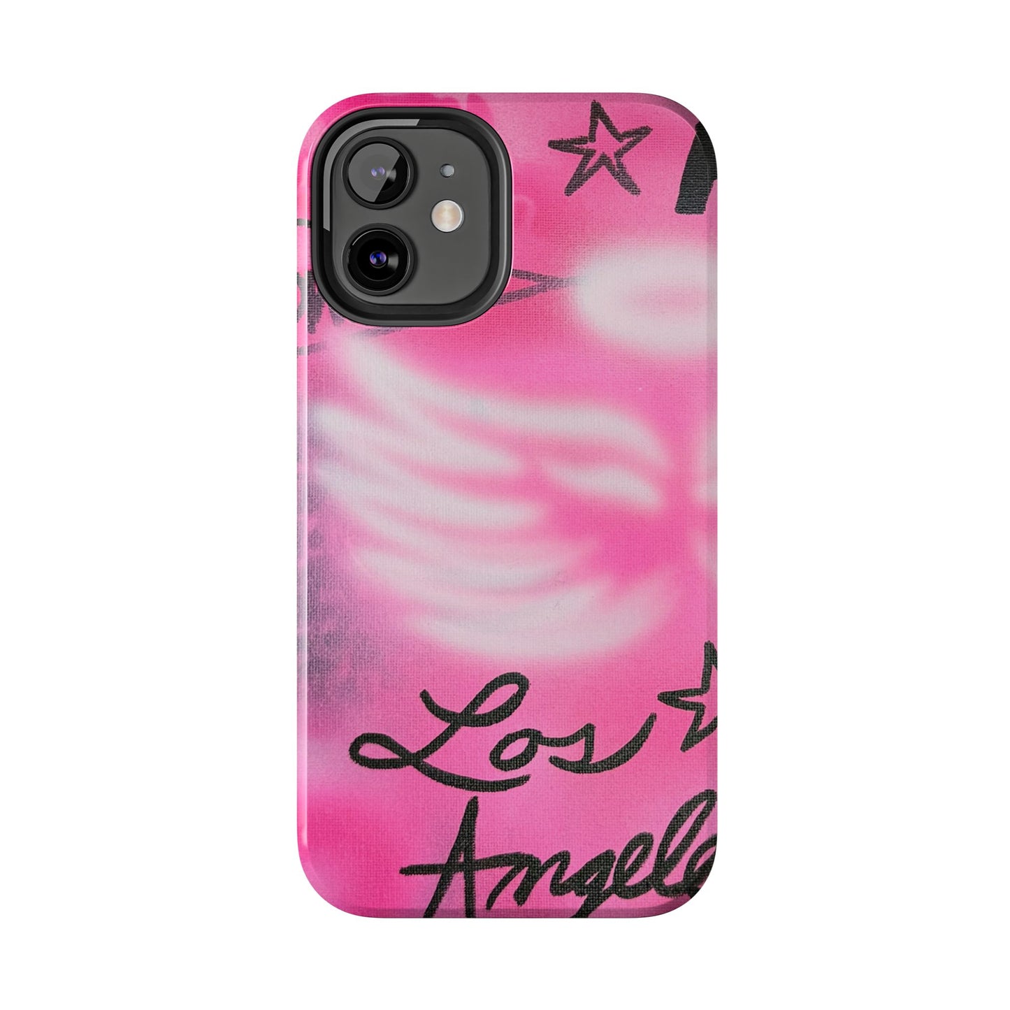 "pink angel wings" airbrush iPhone case