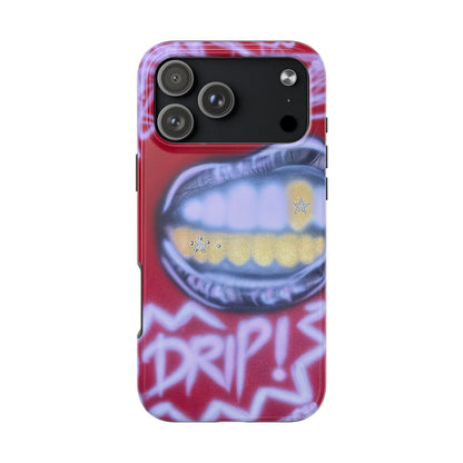 "tooth drip" airbrush iPhone case