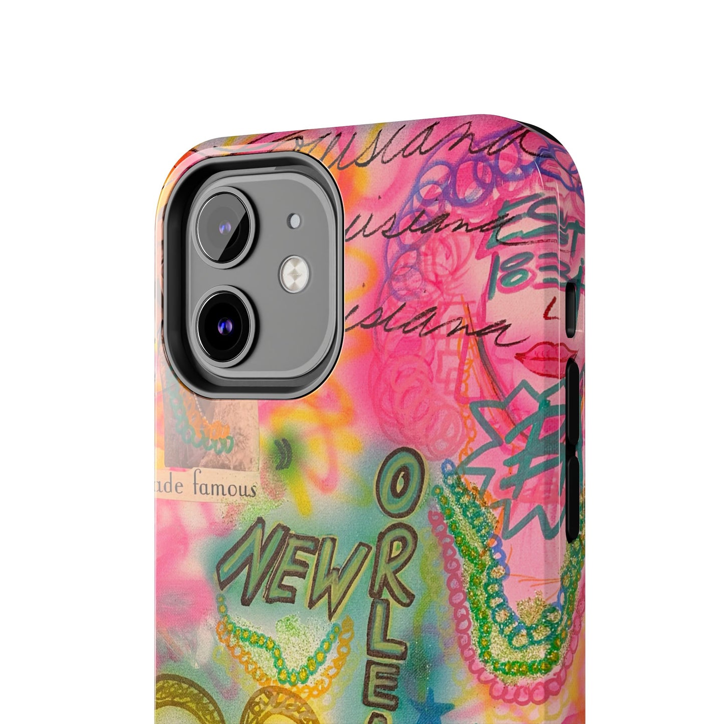"new orleans, la" airbrush iPhone case