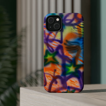 MagSafe "streetwear angel" airbrush iPhone case