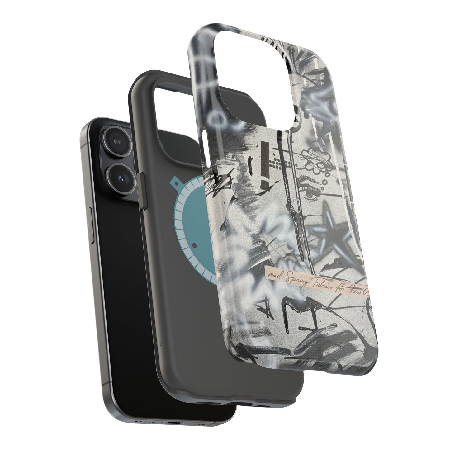 MagSafe "monochrome mood" airbrush iPhone case