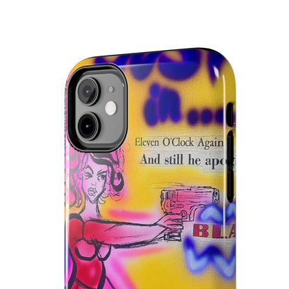"spiraling thoughts" airbrush iPhone case