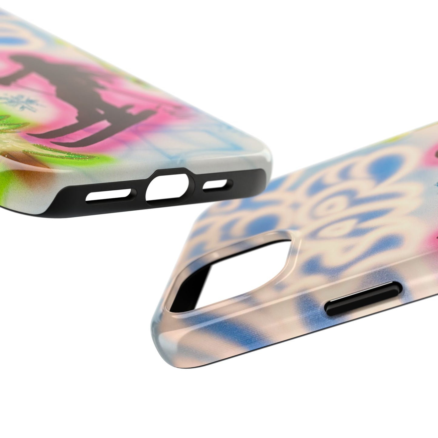 "winter escape" airbrush iPhone case