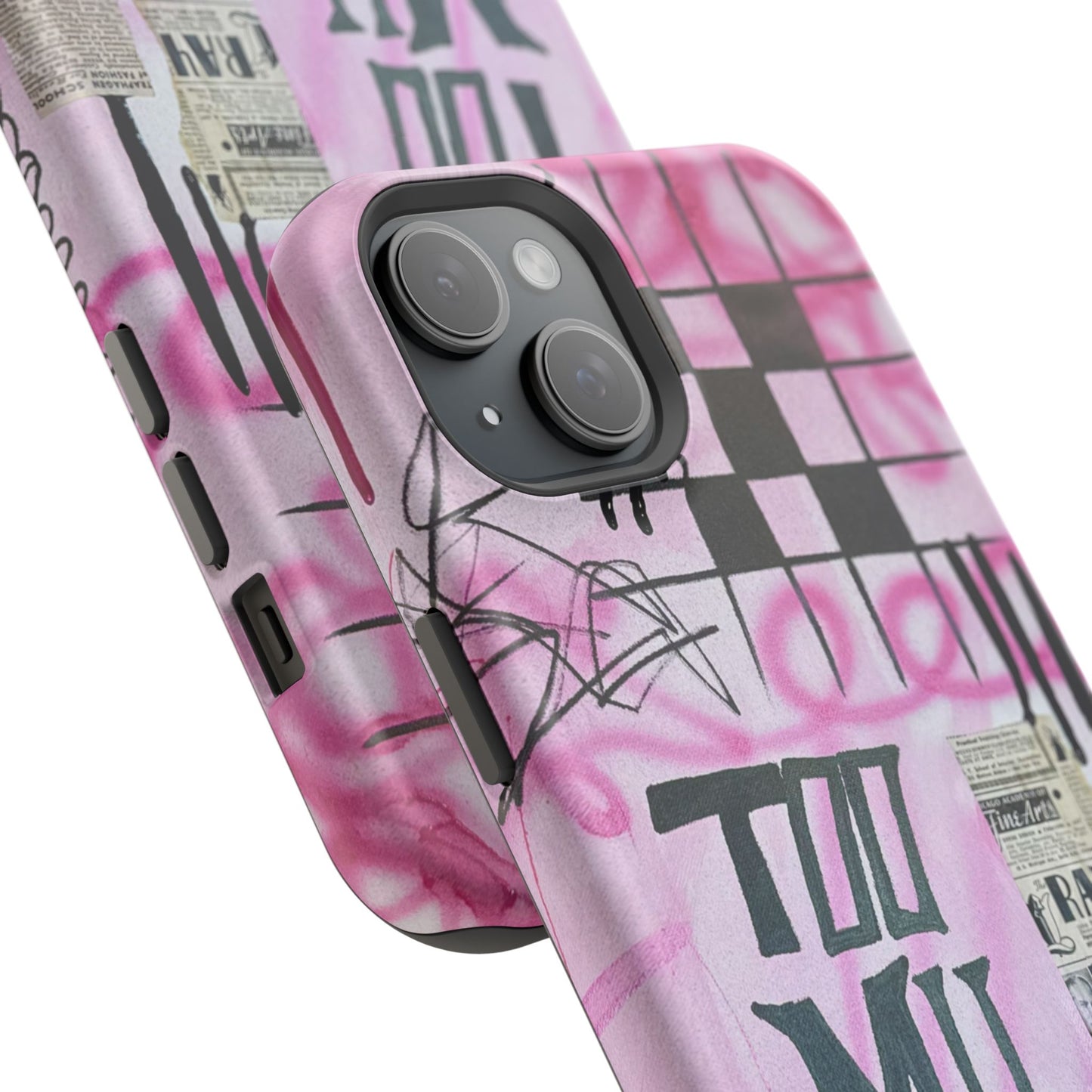 MagSafe "too much motion" airbrush iPhone case