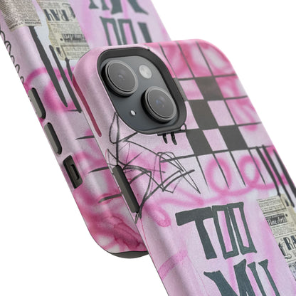 MagSafe "too much motion" airbrush iPhone case