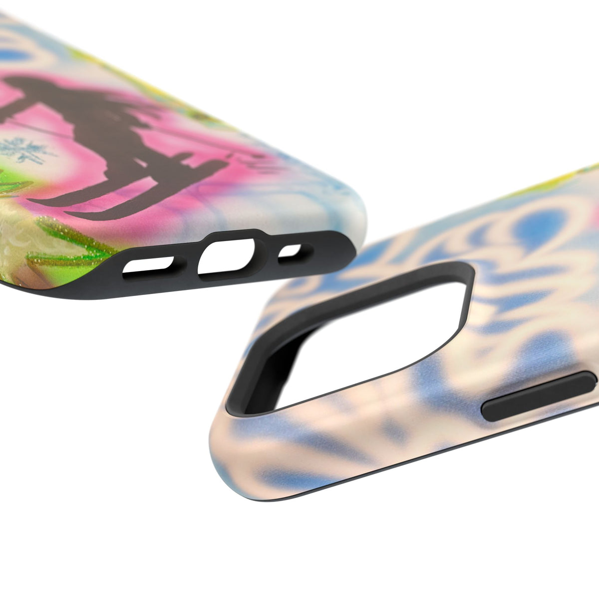 MagSafe "winter escape" airbrush iPhone case