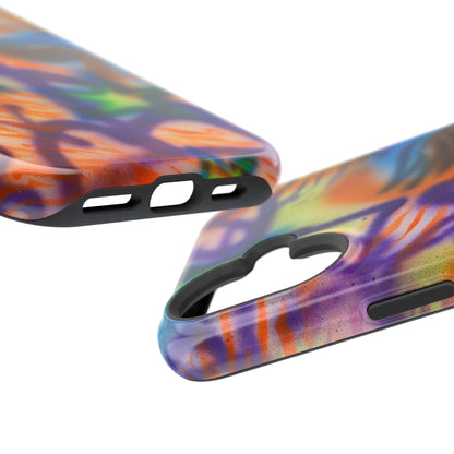 MagSafe "streetwear angel" airbrush iPhone case