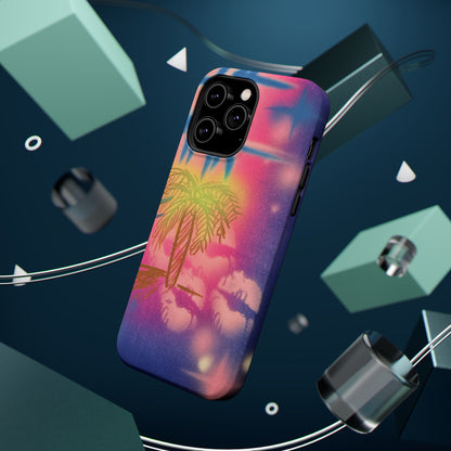 MagSafe "glowy night" airbrush iPhone case