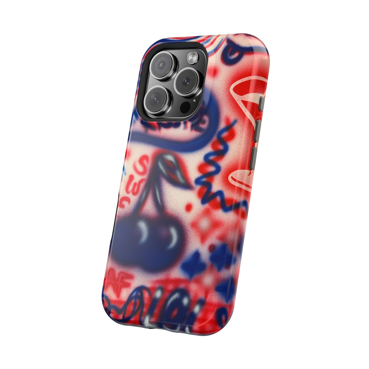 MagSafe „Kiss me“ Airbrush iPhone-Hülle