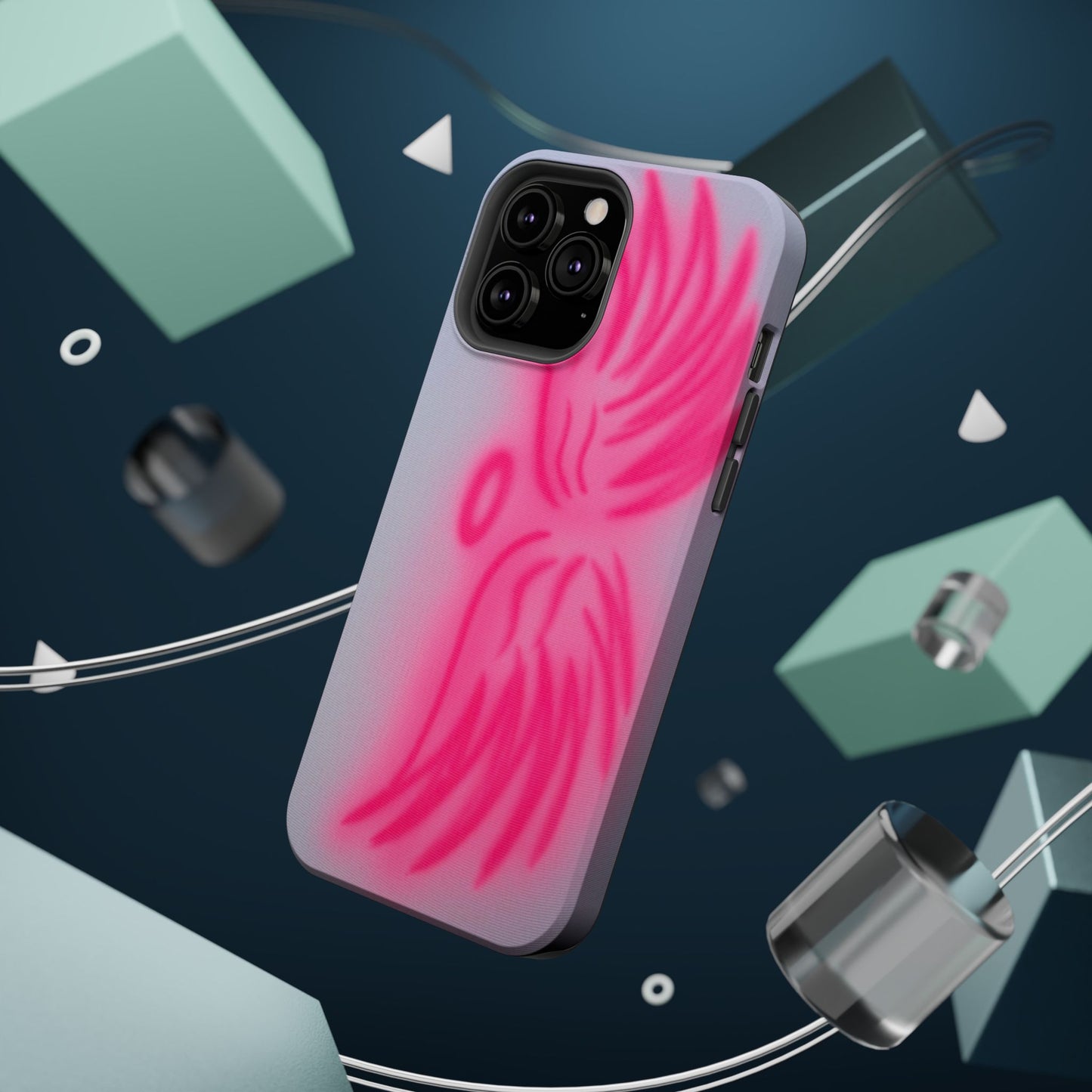 MagSafe "angel wings" airbrush iPhone case
