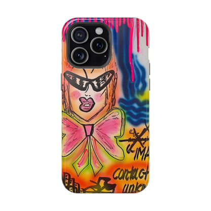 MagSafe „Kontakt unbekannt“ Airbrush iPhone Hülle