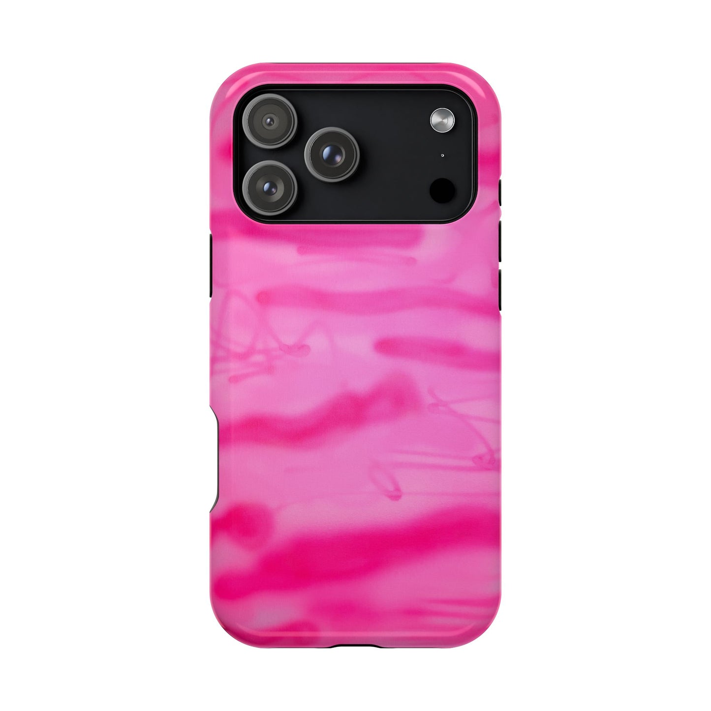 MagSafe "pink camo" airbrush iPhone case