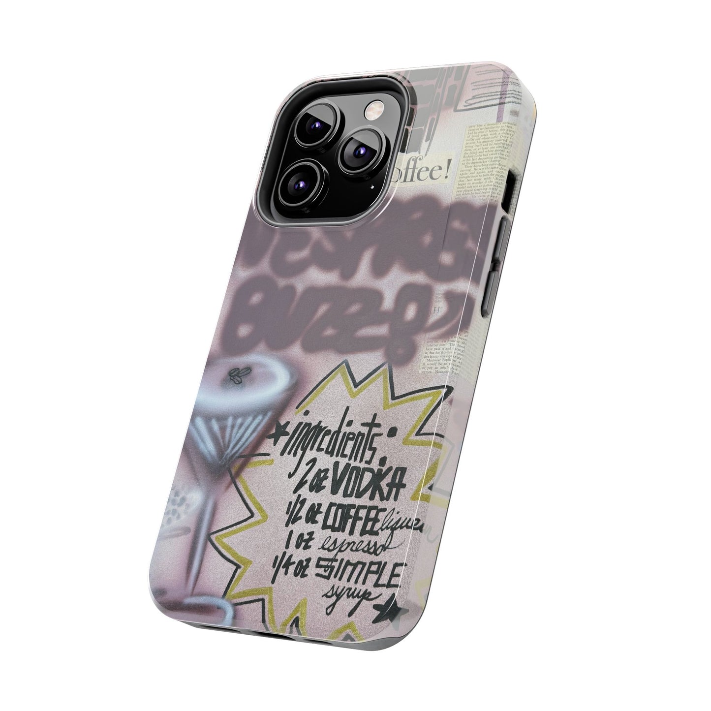 "espresso martini" airbrush iPhone case