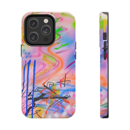 "neon haze" airbrush iPhone case
