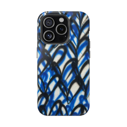 MagSafe "abstract hearts" airbrush iPhone case