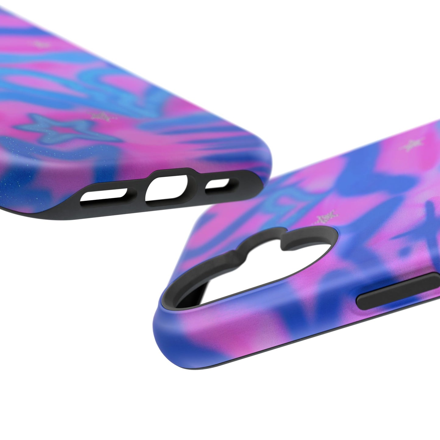 MagSafe "blue camo" airbrush iPhone case