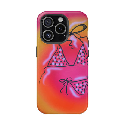 MagSafe "glitter bikini" airbrush iPhone case
