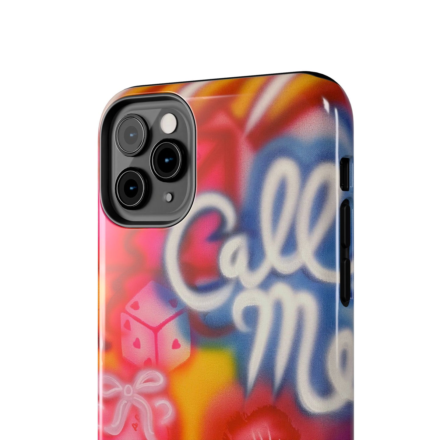 "CALL ME!" airbrush iPhone case