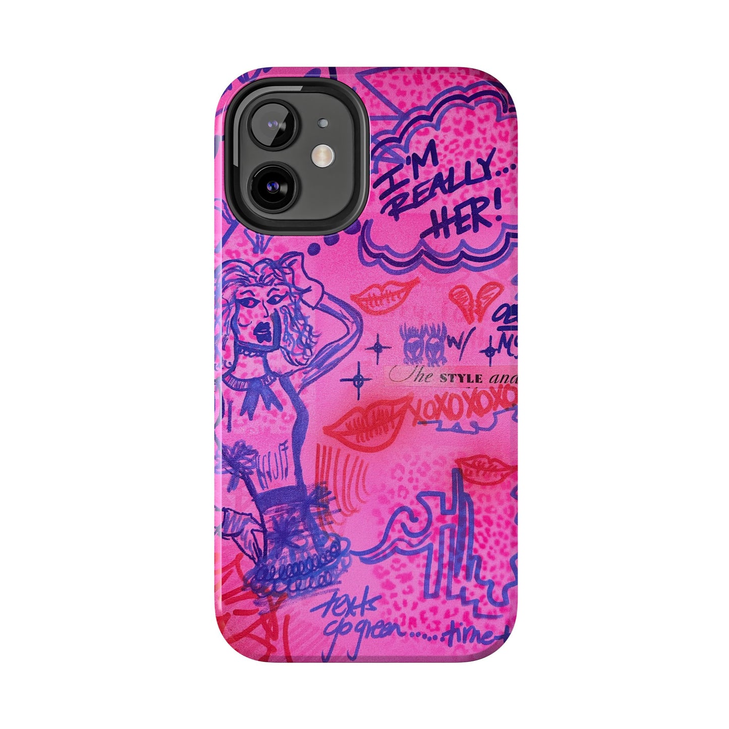 "really "HER!" airbrush iPhone case