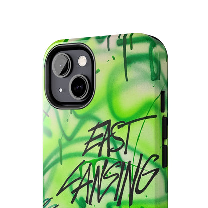 "east lansing, mi" airbrush iPhone case
