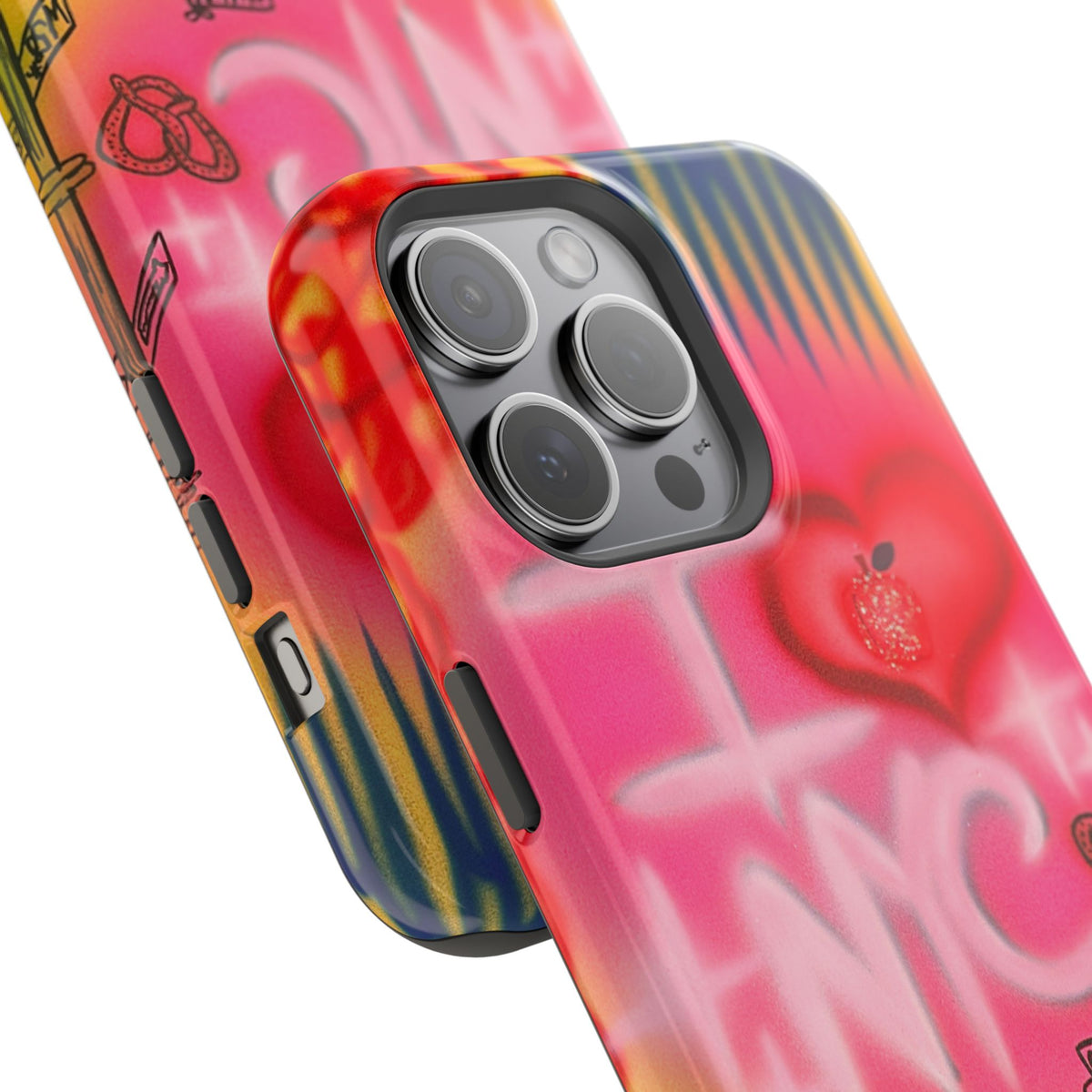 MagSafe „In der Stadt“ Airbrush iPhone-Hülle