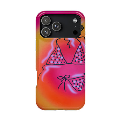 MagSafe "glitter bikini" airbrush iPhone case