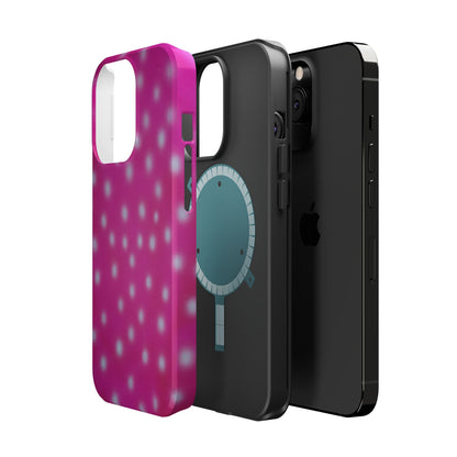 MagSafe "bubblegum polka dot" airbrush iPhone case