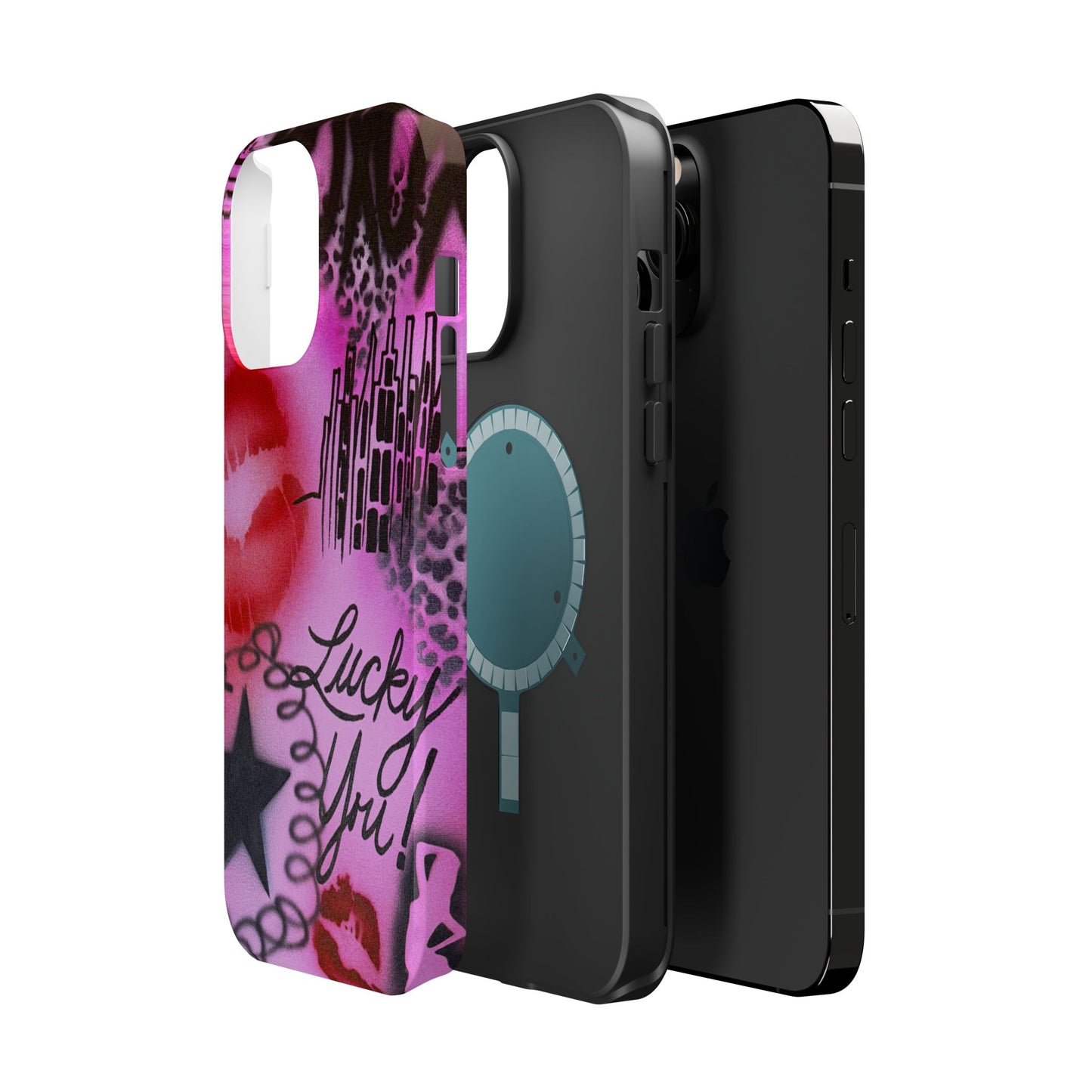 MagSafe "ulterior motive" airbrush iPhone case