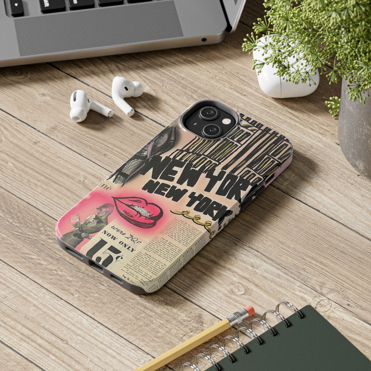 "new york, new york!" airbrush iPhone case