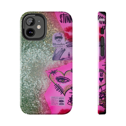 "glitter gloss" airbrush iPhone case