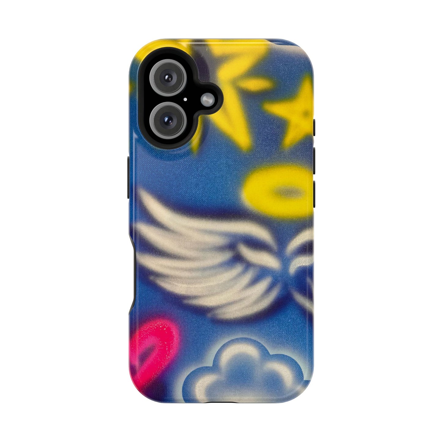 MagSafe "celestial halo" airbrush iPhone case