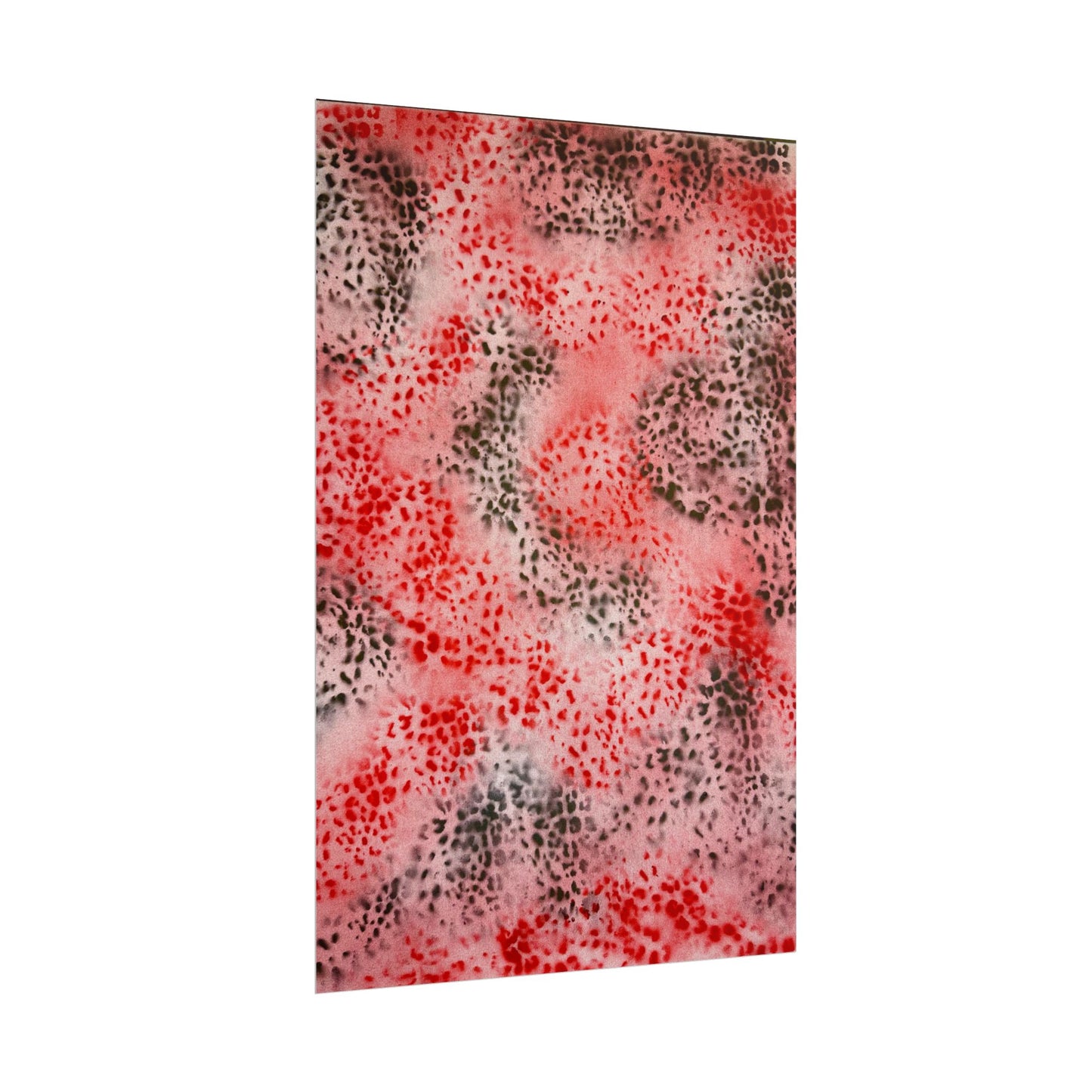"red cheetah" airbrush rolled print