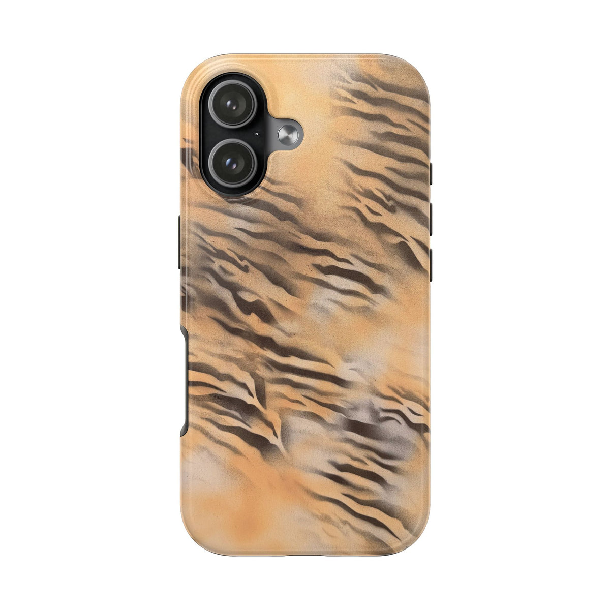 neutral tiger airbrush iPhone case