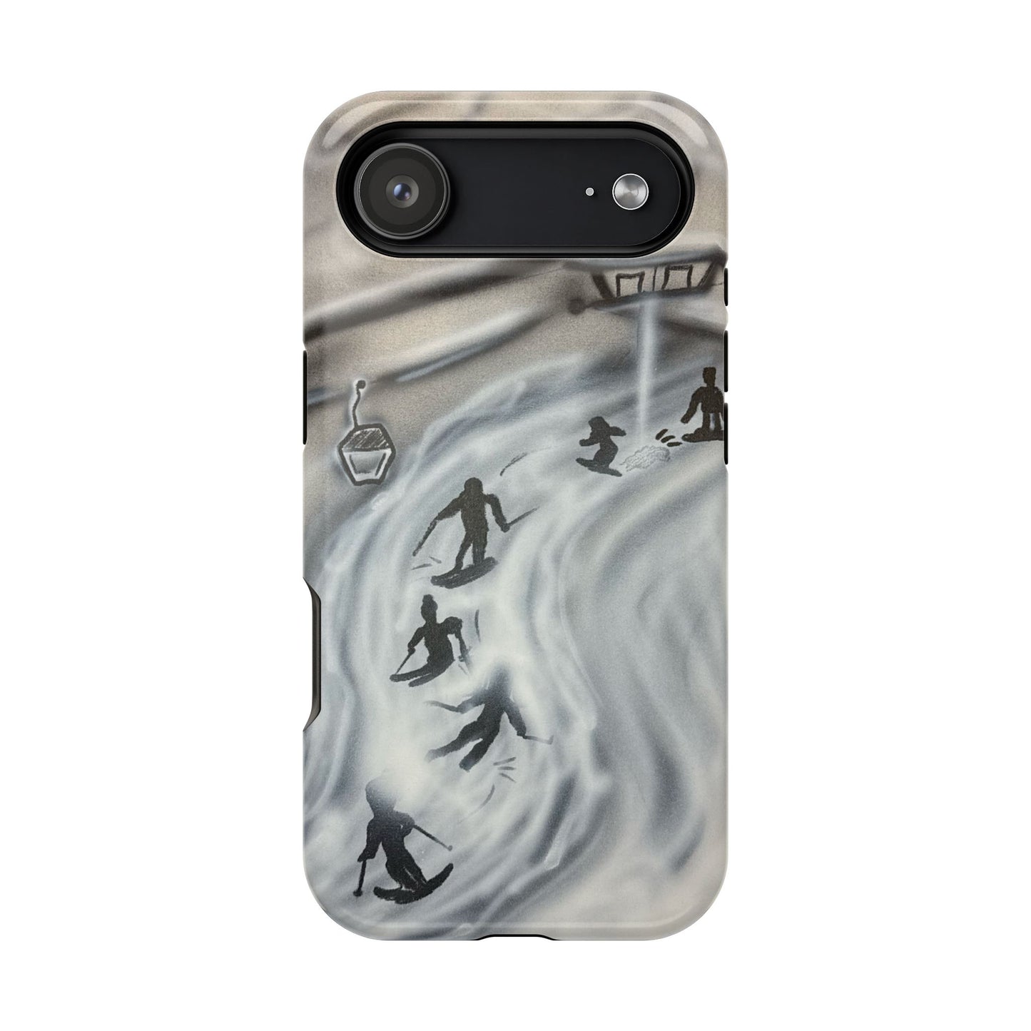 MagSafe "arctic avalanche" airbrush iPhone case