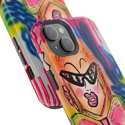 MagSafe „Kontakt unbekannt“ Airbrush iPhone Hülle