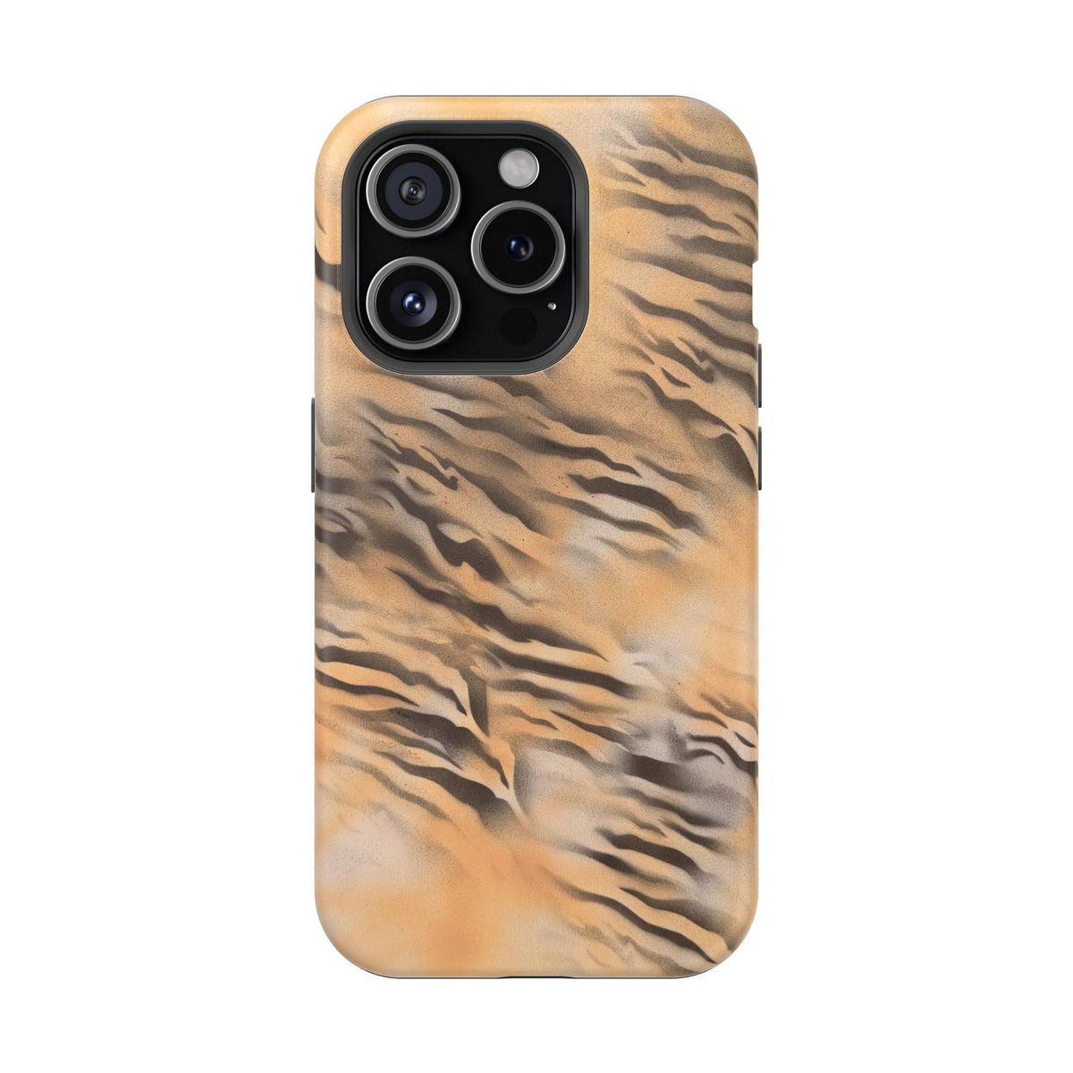 MagSafe "neutral tiger" airbrush iPhone case