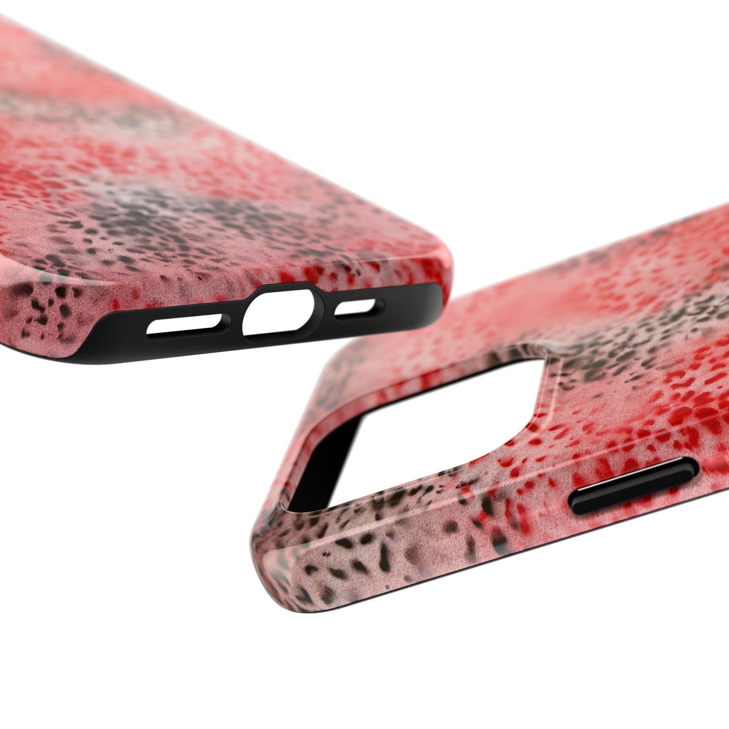 "red cheetah" airbrush iPhone case