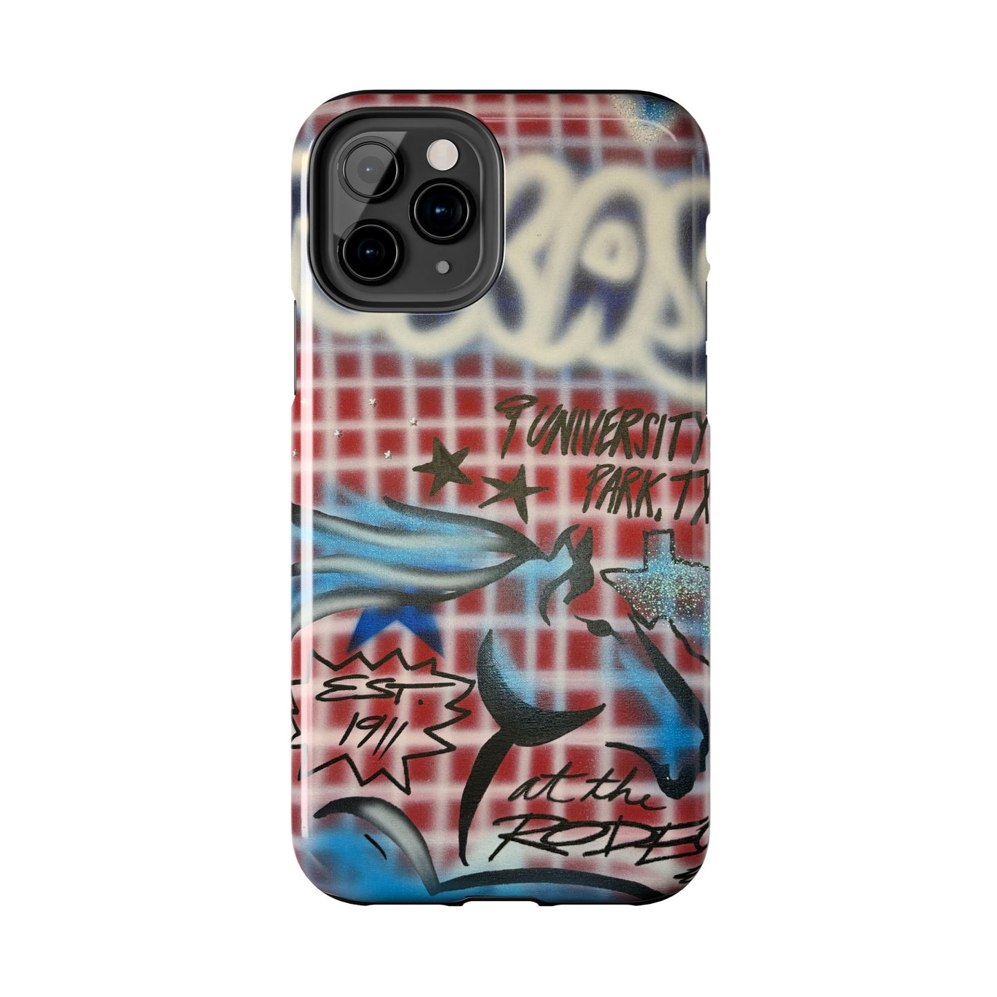 "texas" airbrush iPhone case