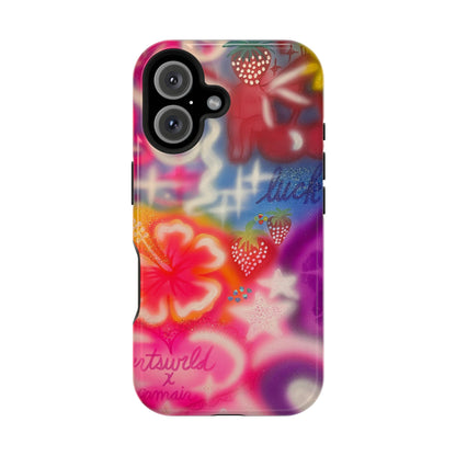 MagSafe „luck & luv“ Airbrush iPhone-Hülle