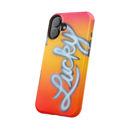 MagSafe "lucky" airbrush iPhone case